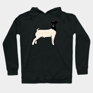 Rustic Yellow Aztec Market Goat - NOT FOR RESALE WITHOUT PERMISSION Hoodie